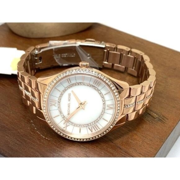 Michael Kors Women\'s Watch MK3716 Quartz Mother of Pearl Dial 33mm Rose Gold main image 6